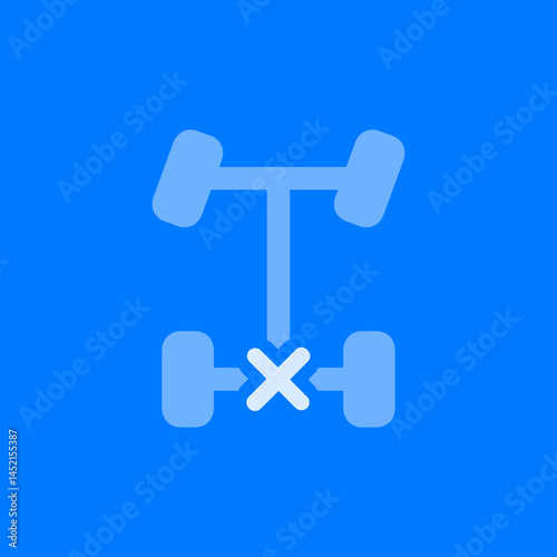 Rear Axle Disengaged Icon