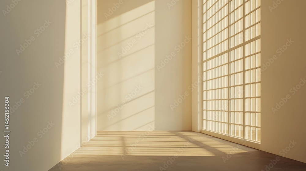 Fototapeta premium empty room with window