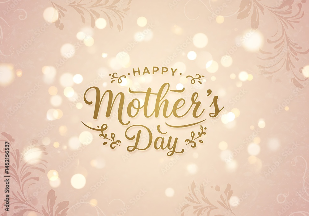 Elegant Wishes: Calligraphy Design for Mother’s Day