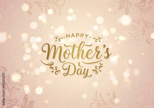 Elegant Wishes: Calligraphy Design for Mother’s Day