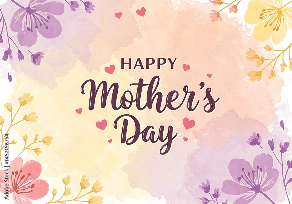 Elegant Wishes: Calligraphy Design for Mother’s Day