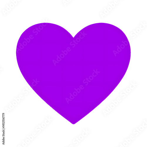 Free Download purple pink heart isolated icon, symbol, web sticker for love, like, approve, life - GFXLoad