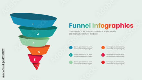 funnel infographics design 