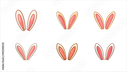 cute bunny ears icon
