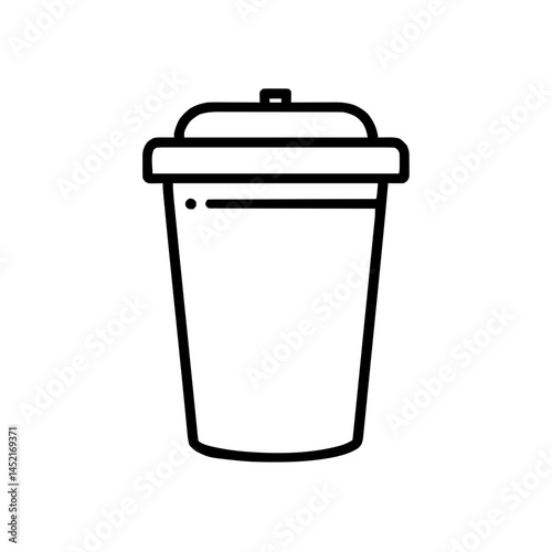 Trash Bin Icon for Deletion