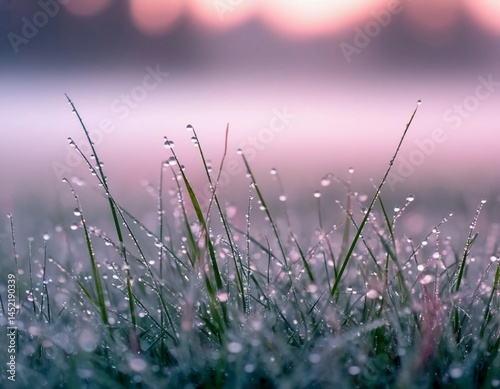 morning dew on grass