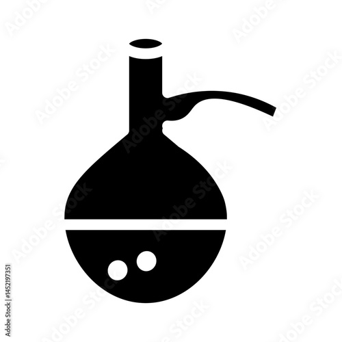 flask glyph icon