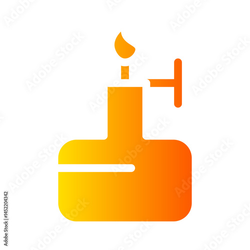 bunsen burner gradient icon