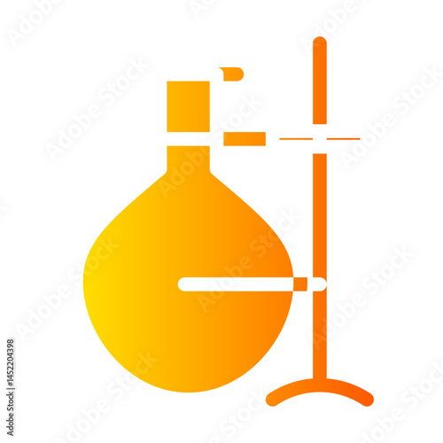 flask holder gradient icon