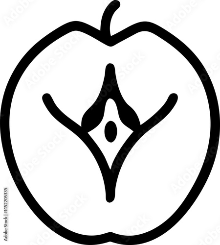 Vector illustration of a happy black cat face, a cartoon animal symbol with a smile in a simple design