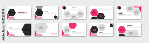 Business presentation template design. Minimalis, modern and keynote vector illustration