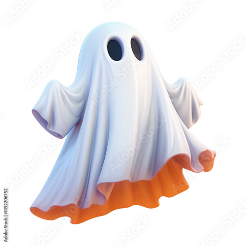 Fairy ghost Halloween theme, transparent background
