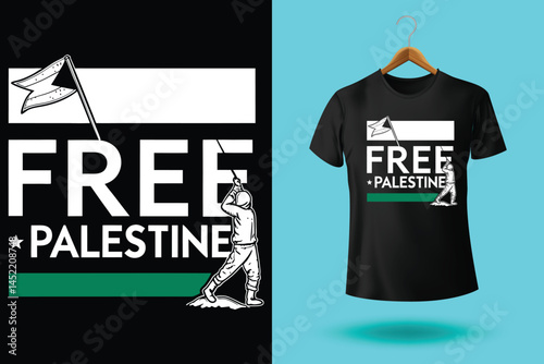 Free gaza free palestine t-shirt design