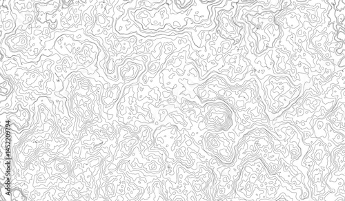 Topographic map background geographic line map with elevation assignments. Modern design with White background with topographic wavy pattern design.