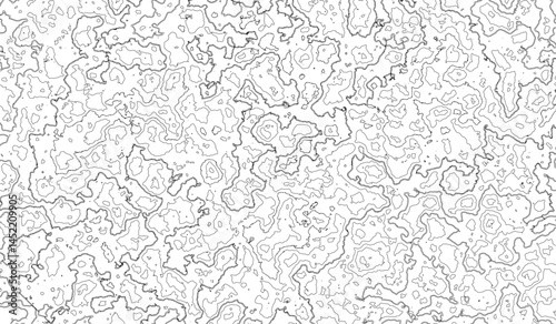 Topographic map background geographic line map with elevation assignments. Modern design with White background with topographic wavy pattern design.