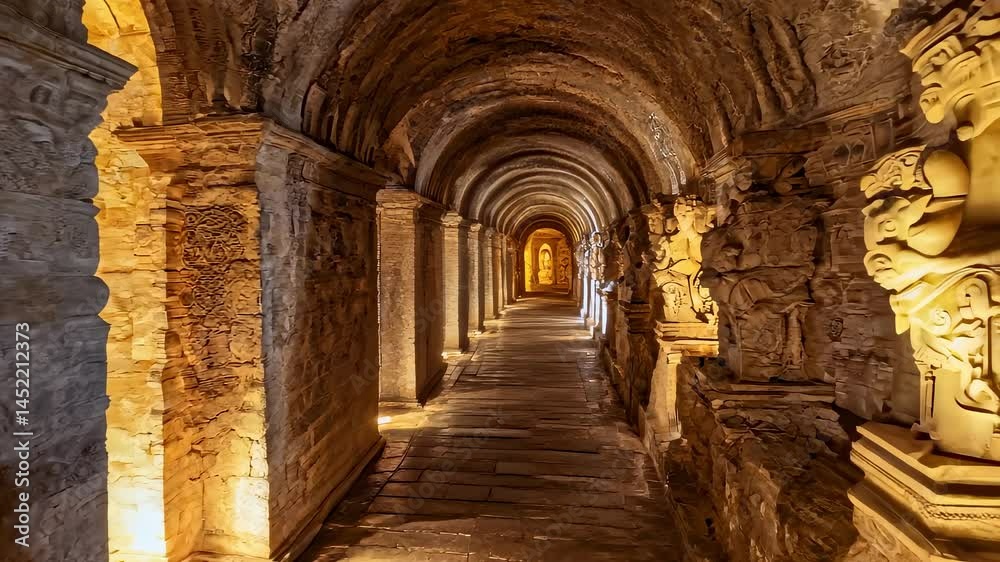 Ancient Stone Arched Passage Ancient Stone Arched Passage
