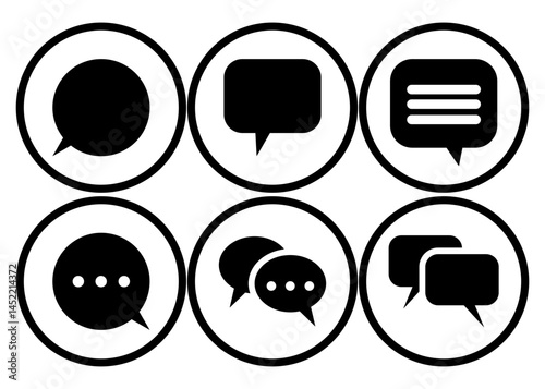 Minimalist Chat and Message Icons