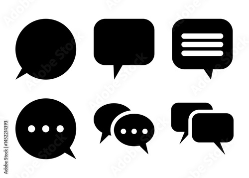 Minimalist Chat and Message Icons