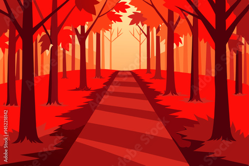 road in the park