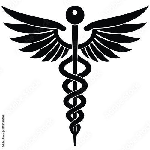 Caduceus-medical-symbol. 