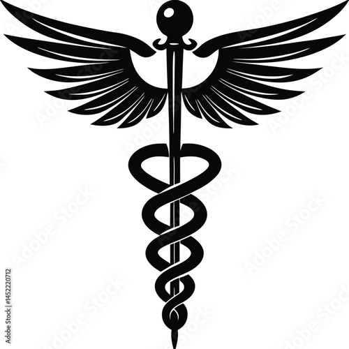 Caduceus-medical-symbol. 