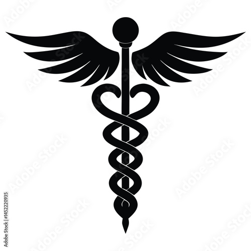 Caduceus-medical-symbol. 