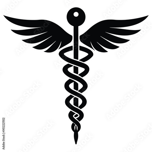 Caduceus-medical-symbol. 
