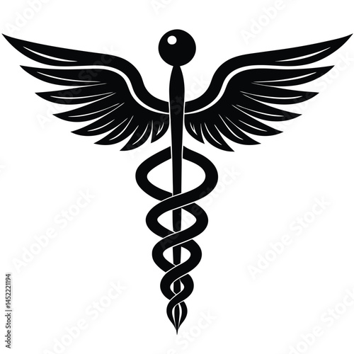 Caduceus-medical-symbol. 