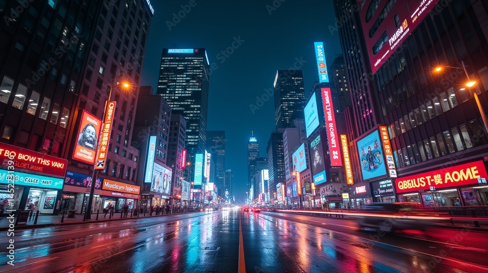 Urban Glow: The Illuminated Cityscape