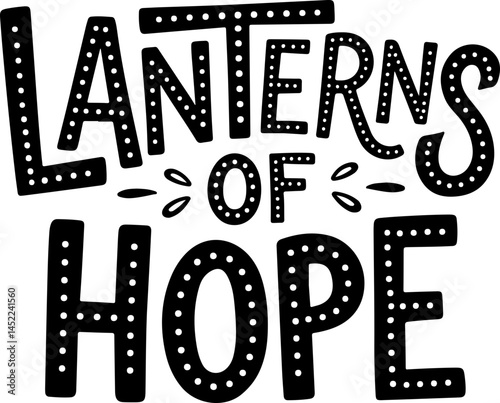 Lanterns Of Hope Design Graphic