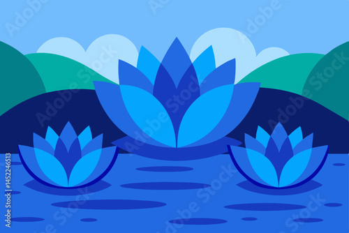 lotus flower in water
