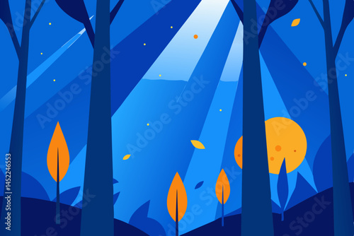 night sky with stars