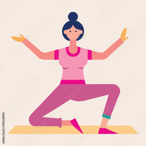 Person-doing-yoga-in-pink-colors 