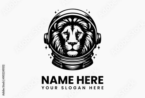Tiger with tribal markings and wildflower crown, bold vector logo for tattoo parlors or craft breweries  