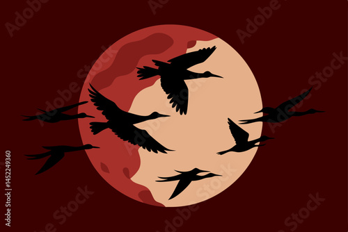 halloween background with bats
