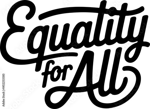 EqualityForAll Bold Script Design