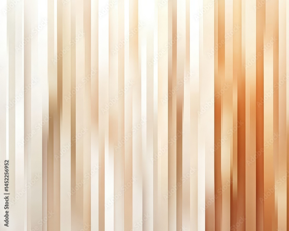 Fototapeta premium Abstract vertical lines create a soft textured background in warm tones for artistic design
