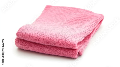 Folded pink socks