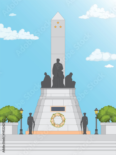 Luneta Park Philippines Illustration Artwork