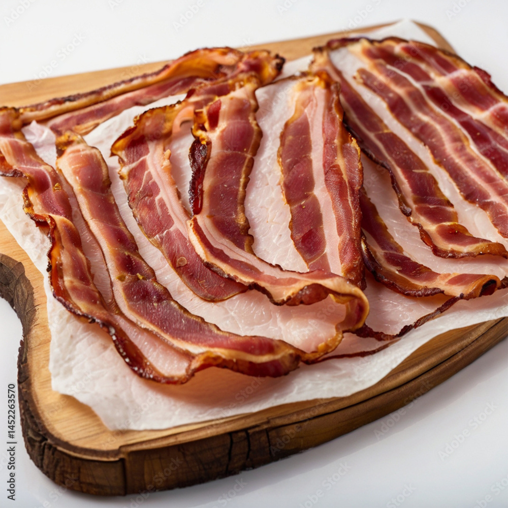Obraz premium sliced ham on a plate