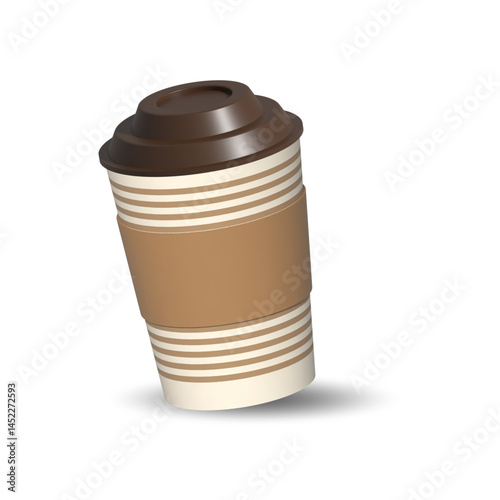 Drink Paper Cup Mockup.