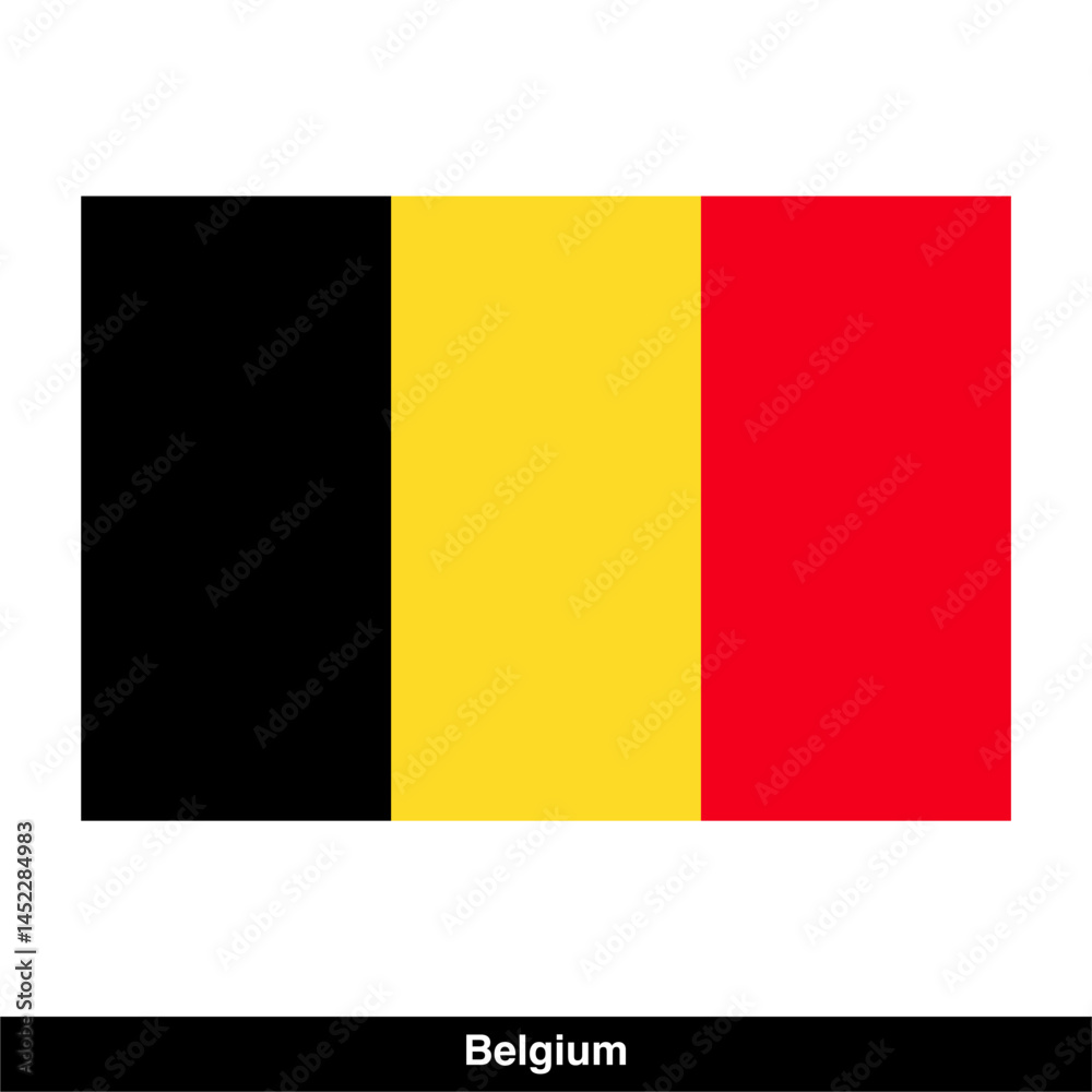 Fototapeta premium belgium flag vector isolated on transparent background
