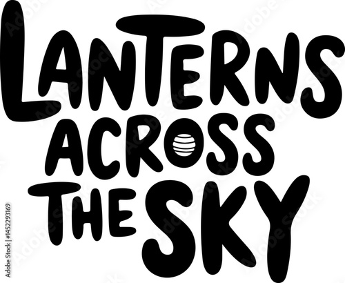 Sky Lanterns Across Night Sky