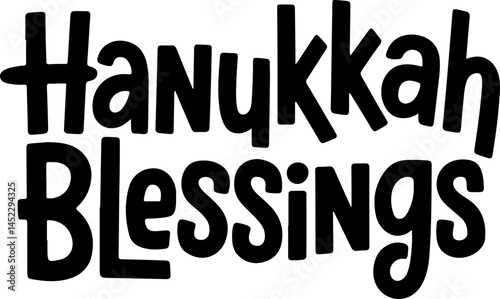 Happy Hanukkah Blessings Greetings Card