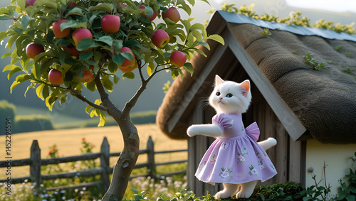 The Ragdoll Kitten's Apple Adventure