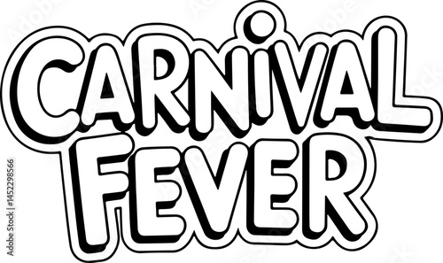 Carnival Fever Fun Event Design Text