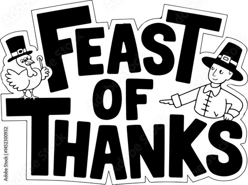 Thanksgiving Feast Of Thanks Design