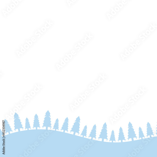 Winter Tree Land Shape