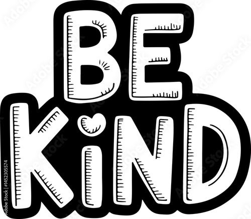 Be Kind Typography Design Poster