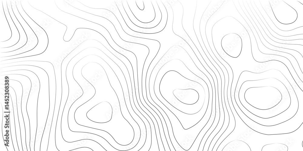 Abstract lines background. Contour maps. Topo contour map on white background. Abstract background with waves Geographic mountain relief. Abstract lines background. Contour maps. Topo contour map on white background. Abstract background with waves Geographic mountain relief.